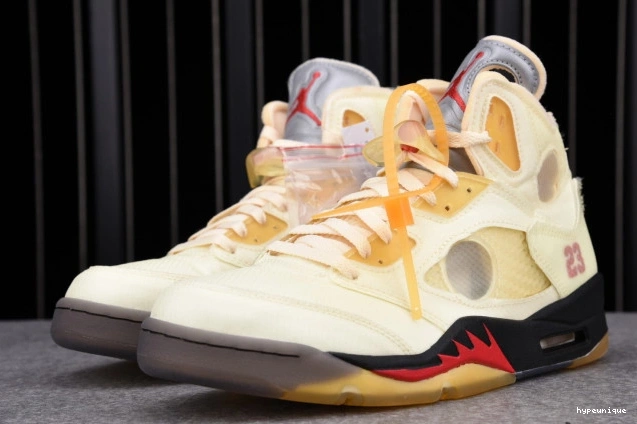 HYPE Retro 5 DH8565-100 Jordan OFF-WHITE Sail 0821